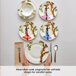 Karaca Elegance Bone Samira 24 Parça 6 Kişilik Yemek Takımı