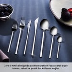 Karaca Elegance Focus Platin 12 Kişilik 84 Parça Çatal Kaşık Bıçak Takımı