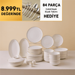 Karaca Fine Bone Meridian 55 Parça 12 Kişilik Yemek Takımı