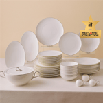 Karaca Fine Pearl Extra Chanak 55 Parça 12 Kişilik Yemek Takımı