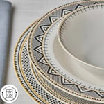Karaca Forever Bone Globe 24 Parça 6 Kişilik Yemek Takımı