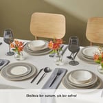 Karaca Forever Bone Globe 24 Parça 6 Kişilik Yemek Takımı