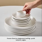 Karaca Forever Bone Olla 28 Parça 6 Kişilik Kahvaltı Takımı