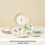 Karaca Forever Bone Pinello 26 Parça 6 Kişilik Kahvaltı Takımı