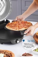 Karaca Gastro 10 In1 Pizza Mk. Biodiamond Matte Black New Pizza Makinesi