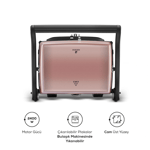 Karaca Gastro Grill Glass Premium 2400W Döküm Tost ve Izgara Makinesi Rosegold
