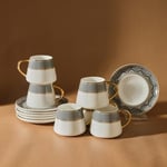 Karaca Globe 6 Kişilik Kahve Fincanı Takımı 90 ml