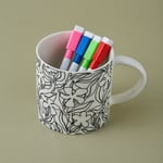 Karaca Harper Flower Diy Mug 350 ml