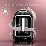Karaca Hatır Mod Sütlü Türk Kahve Makinesi, 300 ml 5 Fincan, 735 W, Sütlü İçecek Ayarı, Otomatik Kapanma, Rose Gold