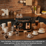 Karaca Hatır Perfetto Espresso ve 5 Fincan Kapasiteli Türk Kahvesi Makinesi