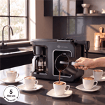 Karaca Hatır Plus Barista 6 in 1 Latte Cappuccino ve Közde Türk Kahve Makinesi