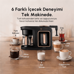 Karaca Hatır Plus Barista 6 in 1 Latte Cappuccino ve Közde Türk Kahve Makinesi