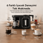 Karaca Hatır Plus Barista 6 in 1 Latte Cappuccino ve Közde Türk Kahve Makinesi