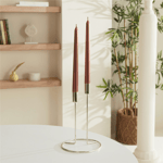 Karaca Home 2'li Şamdan Mum Altın 24 cm