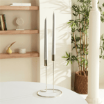 Karaca Home 2'li Şamdan Mum Altın 24 cm