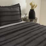 Karaca Home Arlina Bold Çift Kişilik Yatak Örtüsü Takımı Antrasit