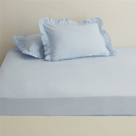 Karaca Home Basic %100 Pamuk Çift Kişilik Düz Çarşaf Adaçayı