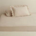 Karaca Home Basic %100 Pamuk Çift Kişilik Düz Çarşaf Adaçayı