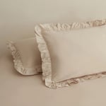 Karaca Home Basic 2'li Fırfırlı Yastık Kılıfı Adaçayı