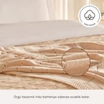 Karaca Home Bride Carina 80 Tel %100 Pamuk 8 Parça Evlilik Paketi Gold