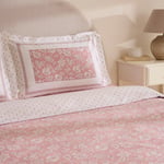 Karaca Home Celerina Pembe %100 Pamuk Çift Kişilik Fitted Nevresim Takımı