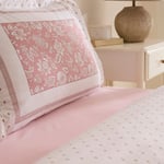 Karaca Home Celerina Pembe %100 Pamuk Çift Kişilik Fitted Nevresim Takımı