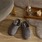 Karaca Home Cosy Havlu Erkek Ev Terliği Numara Gri