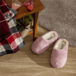 Karaca Home Cosy Peluş Kadın Ev Terliği Numara Pembe/Beyaz
