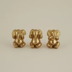Karaca Home Elephant Biblo Gold 9x9x12 cm