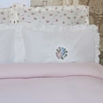 Karaca Home Fayette Çift Kişilik Nakışlı Nish Set Pudra