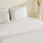 Karaca Home Fiorenza %100 Pamuk Çift Kişilik Nevresim Takımı Beyaz