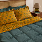Karaca Home Harvest %100 Pamuk Welsoft Çift Kişilik Comfort Set Yeşil