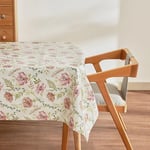 Karaca Home Hera Çiçekli Pvc Masa Örtüsü Ekru