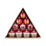 Karaca Home Karaca 10'lu Set Top Santa Ağaç Süsü  6 cm