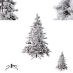 Karaca Home Karaca New Year Yılbaşı Karlı Kozalak ve Çiçekli Çam Ağacı 1030 Dal 210 cm