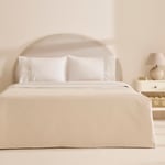 Karaca Home Linnea %100 Pamuk Nakışlı Çift Kişilik Pike Takımı Bej