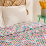 Karaca Home Luna Çok Amaçlı Çift Kişilik Yatak Örtüsü Multicolor