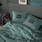 Karaca Home Motto Cotton Comfort Çift Kişilik Uyku Seti Petrol