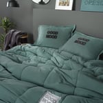 Karaca Home Motto Cotton Comfort Çift Kişilik Uyku Seti Petrol