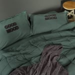 Karaca Home Motto Cotton Comfort Çift Kişilik Uyku Seti Petrol