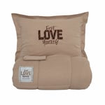 Karaca Home Motto Cotton Comfort Çift Kişilik Uyku Seti Bej