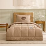 Karaca Home Motto Tek Kişilik Cotton Comfort Set/Uyku Seti Bej