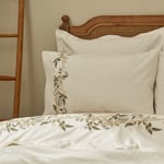 Karaca Home Nancy %100 Pamuk Çift Kişilik Nakışlı Nevresim Takımı Beyaz