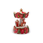 Karaca Home New Year Yılbaşı Carousel Müzikli Obje 15 cm