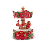 Karaca Home New Year Yılbaşı Carousel Müzikli Obje 15 cm
