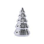 Karaca Home New Year Yılbaşı Christmas Tree Dekoratif Obje Silver 11,5 x 11,5 x 19,2 cm