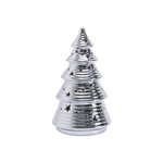 Karaca Home New Year Yılbaşı Christmas Tree Dekoratif Obje Silver 11,5 x 11,5 x 19,2 cm