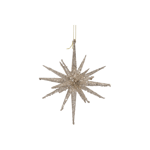 Karaca Home New Year Yılbaşı Glitter Star 2 Adet Ağaç Süsü Seti 15x15x15 cm