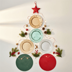 Karaca Home New Year Yılbaşı Karin 2'li Amerikan Servisi 38 cm