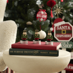 Karaca Home New Year Yılbaşı Nutcracker 3'lü Tealight Mum 11,5x5x7 cm